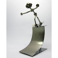 Техно-арт Скейтбордист металл (26х13х13 см)