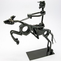 Техно-арт Всадник (22,5х18х6 см)