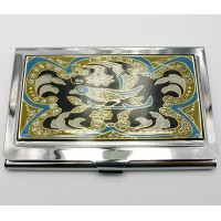 Визитница Серебро (9,5х6,5х0,5 см)19328 L