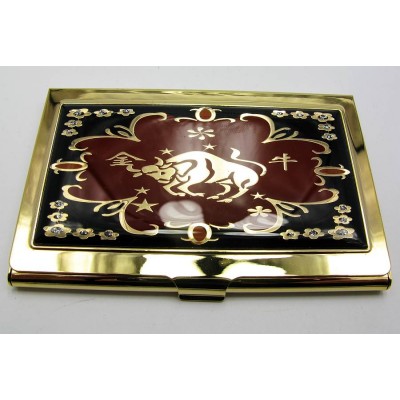 Визитница Золото (9,5х6,5х0,5 см)19310 E