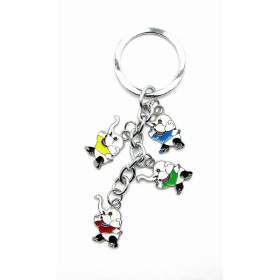 Брелок (E) "Слоники" (12 шт/уп)(1122) код 19845