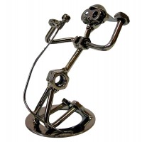 Техно-арт Певец металл (14х8х8 см)