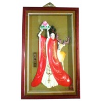 Картина Кукла (34 х 21,5 х 3,5см.)