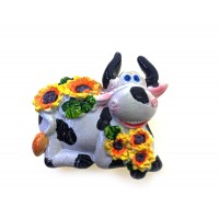 Магнит Корова с подсолнухами (20шт/уп)