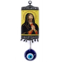 Амулет от сглаза с панно Богородица (34х10,5х1 см d-6,5 см) Амулет от сглаза с панно Богородица (34х10,5х1 см d-6,5 см)