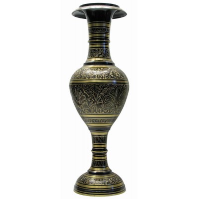 Ваза бронзовая черная (51х15х15 см)(20) Ваза бронзовая черная (51х15х15 см)(20)