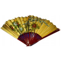 Веер настенный расписной Золото  (50CM 20)