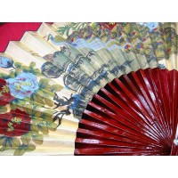 Веер настенный расписной Золото (77 CM 30)