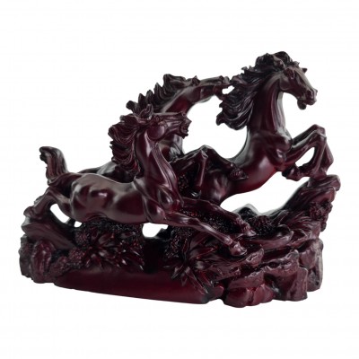 Кони 3шт каменная крошка коричневые (13,5 × 19 × 7 см) Кони 3шт каменная крошка коричневые (13,5 × 19 × 7 см)