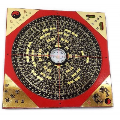 Компас деревянный квадратный (16х16х1,5 см) код 21446