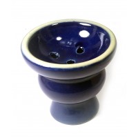 Чашка для кальяна синяя керамическая (d-6, h-5,5 см)