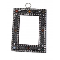 Зеркало с камнями  (8 * 6)