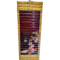 Панно бамбуковое Девушка с попугаем (24х65 см) Панно бамбуковое Девушка с попугаем (24х65 см)