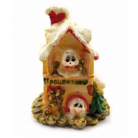 Мышка в домике копилка (13х10х8 см)