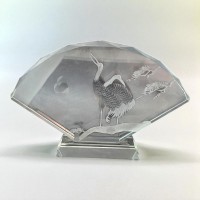 Веер хрустальный (19х27 см)