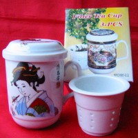 Чашка заварочная с ситом (230мл.)(SFC41) Гейша (h-11см., d-6.5см.) Чашка заварочная с ситом (230мл.)(SFC41) Гейша (h-11см., d-6.5см.)