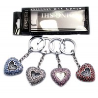 Брелок со стразами (Y) Chanel сердечко