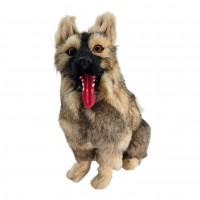 Собака (натуральный мех)(27х24х10 см)