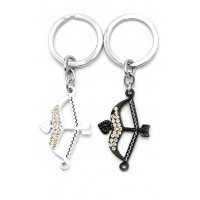 Брелоки для влюбленных (Q) Лук черно-белый