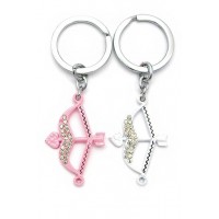 Брелоки для влюбленных (Q) Лук бело-розовый