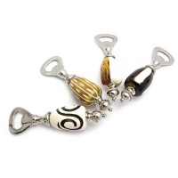 Открывашка для бутылок (металл и рог) (14,5х4,53,5 см)