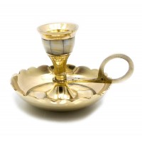 Подсвечник бронзовый с перламутром (7х10,5х9 см) Подсвечник бронзовый с перламутром (7х10,5х9 см)