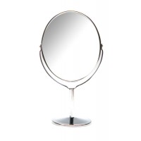 Зеркальце овальное настольное металл (19х10,8х7 см)(2 шт/уп)