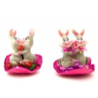 Кролики пара на сердце (4 шт/уп)(7х8х6,5 см)