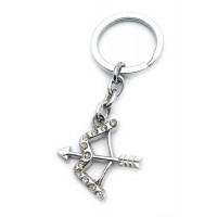 Брелок со стразами (S) Лук со стрелой