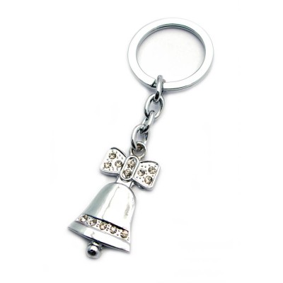 Брелок со стразами (S) "Колокольчик" (12 шт/уп)(19897) код 23817