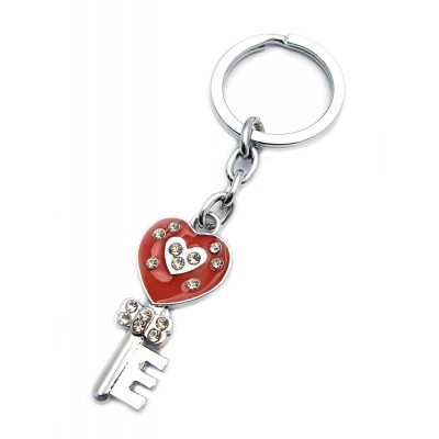 Брелок со стразами (S) "Ключик" (12 шт/уп)(19897) код 23819