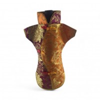 Чехол на бутылку оранжевый Кимоно (28х25 см) Чехол на бутылку оранжевый Кимоно (28х25 см)