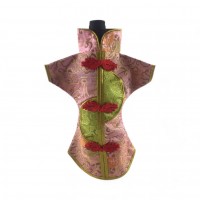 Чехол на бутылку розовый Кимоно (28х25 см)