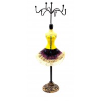 Подставка под бижутерию Манекен желто-фиолетовая (27,5х7х10 см) Подставка под бижутерию Манекен желто-фиолетовая (27,5х7х10 см)