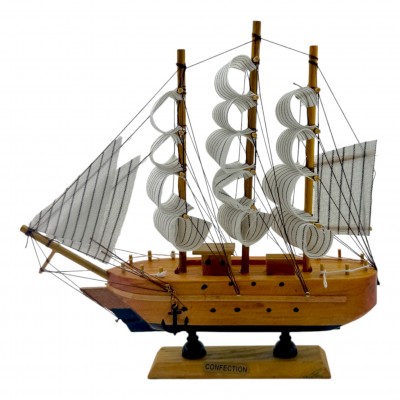 Модель парусника на подставке (24)(24,5х24х6 см)D Модель парусника на подставке (24)(24,5х24х6 см)D