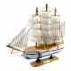 Модель парусника на подставке (24)(24,5х24х6 см)F