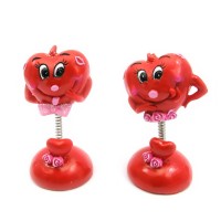 Фигурка Сердечко на пружинке (4 шт/уп)(8,5х4,5х4,5 см)