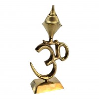 Подставка под благовония ОМ бронза (12х6х3,5)