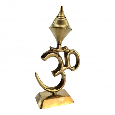 Подставка под благовония ОМ бронза (12х6х3,5)