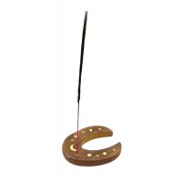 Подставка под благовония  Подкова розовое дерево (9х8х1 см)