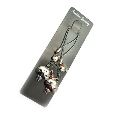 Брелоки для влюбленных (C) "Мальчик и девочка" (12 шт/уп) код 24515