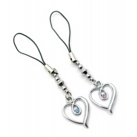 Брелоки для влюбленных (B) Сердечки (20 шт/уп)