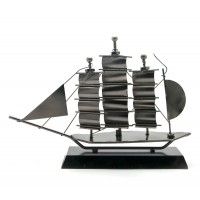 Техно-арт Парусник металл (29х21х8 см)
