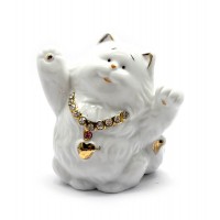 Кот фарфор (10х9х6 см)
