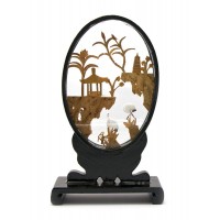 Пробковая скульптура восточное искусство (21х12х5 см)