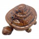 Черепашка  керамическая (шевелит лапками) (8х6х5,5 см) коричневая