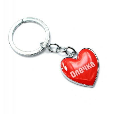 Брелок сердечко (Z) 'Олечка'