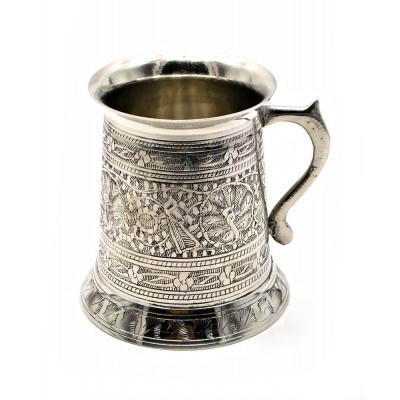 Кружка бронзовая хром (12х11х11 см)(Beer Mug Heavy) код 25824
