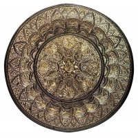 Тарелка бронзовая настенная (48,5 см)