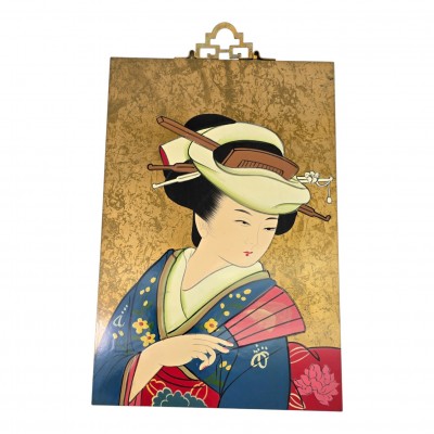 Картина Гейша с веером (30 х 20 х 0,9 см) Картина Гейша с веером (30 х 20 х 0,9 см)